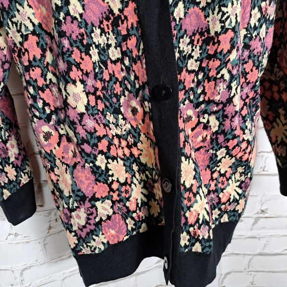 *SOLD* Zara Jacquard Knit Cardigan - Picture 8 of 13